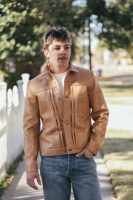 Y'2 Leather KB-140-T Persimmon Dyed Horsehide WWII Type One Jacket