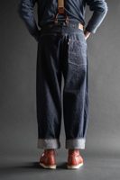 BIG JOHN M101 (001) 14OZ WAIST OVERALL SEA ISLAND WIDE STRAIGHT