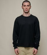 Merz b. Schwanen Lightweight Merino Wool-Cashmere-Silk Sweater