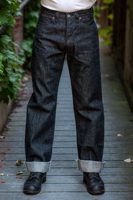 Buzz Rickson's BR43042 World War II Black Denim Waist Overalls