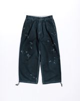 Anachronorm DIRTWORK WIDE CHINO TROUSERS CHARCOAL