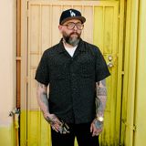 The Flat Head FN-SRO-009S Short Sleeve Leopard Shirt