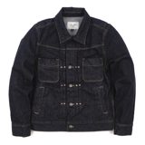 Freenote Cloth Riders Jacket 15 Ounce Unsinged Rinsed