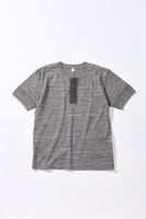 Pure Blue Japan [SS-5397-DGY] Ribbed Cuff Henley
