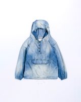 Anachronorm AGING UTILITY DENIM ANORAK PULLOVER INDIGO
