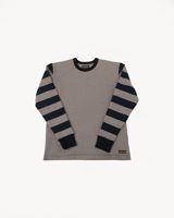 Iron Heart IHTB-12-GRY - 11oz Cotton Knit Long-Sleeved Sweater