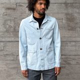 Epaulet Doyle Jacket Bleached 14oz Cone Mills Denim