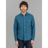 Indigofera McAllen Cotton & Linen Canvas Shirt