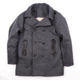 Freenote Cloth Larson Peacoat Mineral Blue