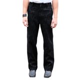 Studio D'Artisan Black Kasuri Dyed Beach Cloth Pants (Wide Straight)