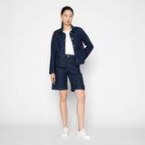Naked & Famous Andie Shorts - Vertical Slub Denim