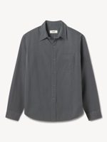 Buck Mason Klamath Blue Draped Twill One Pocket Shirt