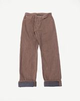 Graph Zero 13oz Skein Dyed Persimmon x Aizome Selvedge Jeans