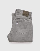 Pure Blue Japan "Moonrock" 14oz Rinsed Heather Grey Selvedge Denim