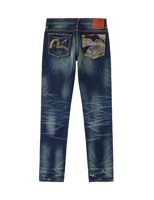 Evisu Brocade Patched Pocket Jeans #2017