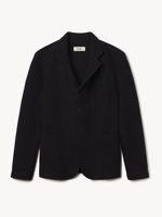 Buck Mason Black Felted Chore Coat