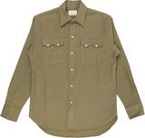 Wythe Pearl Snap Moleskin Shirt