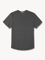 Buck Mason Coal Venice Wash Slub Curved Hem Tee