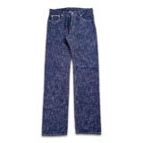 graphzero GZ-15SLSTSK-0611 15oz Kase (Skein) Dyed Slim Straight Jeans GRN