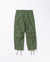 Anachronorm BACK SATIN MILITARY FLAP PANTS OLIVE