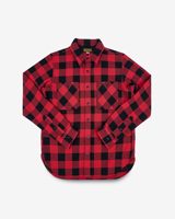 Iron Heart Ultra Heavy Flannel Buffalo Check Work Shirt