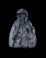 Anachronorm DUAL DENIM REMAKED FULLZIP PARKA INDIGO (REMAKE)