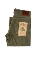 Oni Denim ONI822-OLD18 18oz Olive Denim Super Wide Tapered