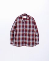 Anachronorm RELUX OPEN COLOR CHECK SHIRTS RED CHECK