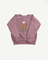 Dubbleworks "Beer" Faded Print Sweatshirt