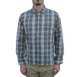 Japan Blue Sulphur Dyed Check Shirt
