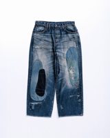 Anachronorm REMAKED WIDE 5P DENIM PANTS INDIGO