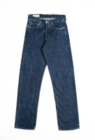 Blackhorse Lane Ateliers E6 Wide Straight Indigo 13oz Turkish Mid Wash Unisex Jeans