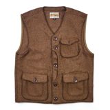 Freenote Cloth Keynot Brown Wool Hunting Vest