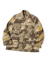 Kapital 綿ヘリンボン PECKISH チョコチップカモ柄 ARMY-JKT
