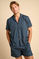 Community Clothing MARC POLKA DOT SHORT SLEEVE BOWLING SHIRT