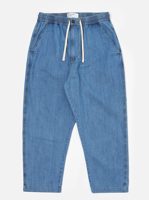 Universal Works Washed Indigo 8oz Slub Denim Hi Water Trouser