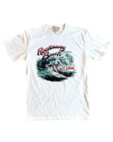Left Field NYC Left Field x Rockaway Beach Surf Club Cotton White Crew (check sizing specs)