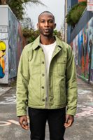 Iron Heart Military Serge A2 Deck Jacket - IHM-39-OLV