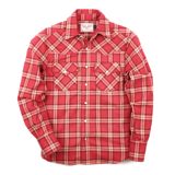 Freenote Cloth Western Scout Red Plaid