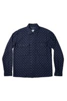 Blackhorse Lane Ateliers EC2 Mens Indigo Ikat Utility Shirt