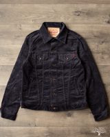 Iron Heart IHJ-69-BLK - 14W Corduroy Modified Type III Jacket