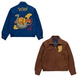 Dry Bones Embroidered Jacket “SNAKE and GAVEL”