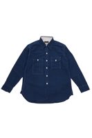 Dry Bones Solid Flannel Work Shirt