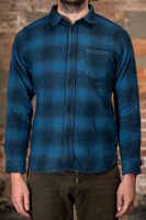 Pure Blue Japan 2235-BE Tweed Check Shirt