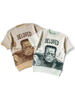 Kapital 8G ジャガードニット 半袖ヴィンテージセーター(BELOVED Mr_)