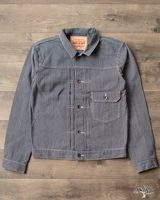 Iron Heart IHJ-141-IND - 10.5oz Narrow Stripe Hickory Type I Jacket