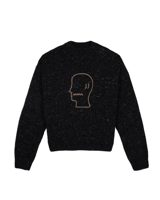 Brain Dead Logohead Alpaca Crewneck
