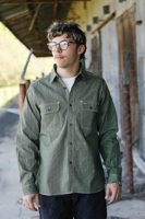 Sugar Cane Jean Cord Work Shirt