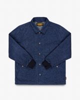 Iron Heart 10oz Neppy Selvedge Denim Coach Jacket - Indigo