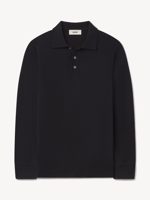 Buck Mason India Ink Seafarer Cotton Rugby Polo